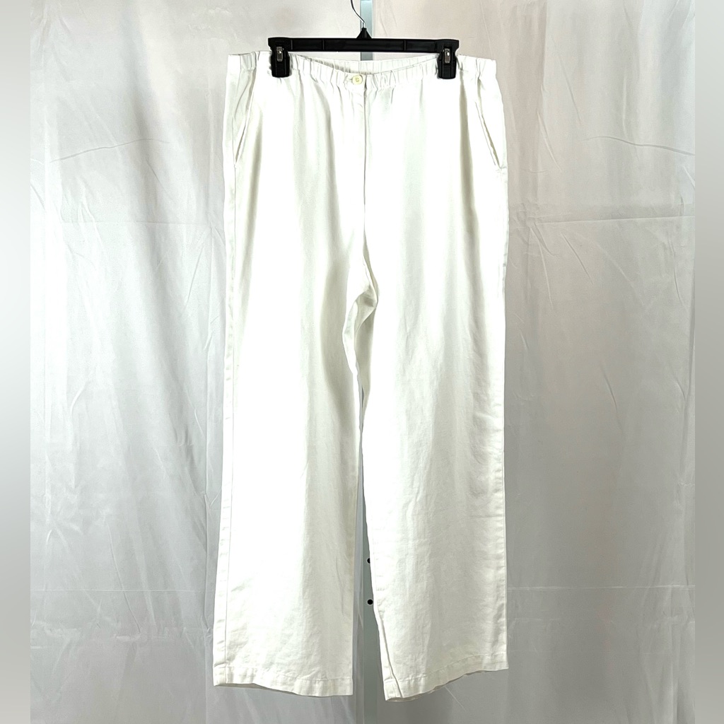 Liz Claiborne 100 Linen Pants 14 754 Liz Claiborne 100 Linen Pants 14 754